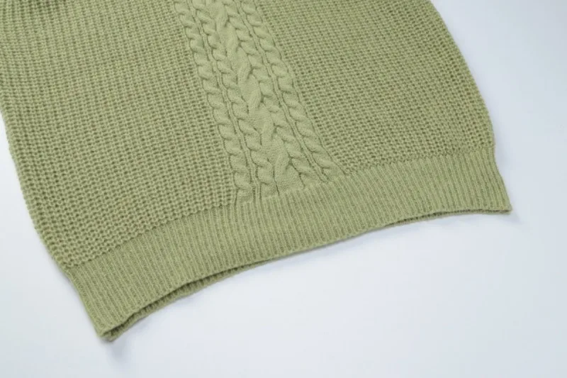 Ootddress Knitted Hoodies Sweater Women Loose Long Sleeve Autumn Pullover Woman Street Casual 2025 Baggy Coat Female Winter Clothes