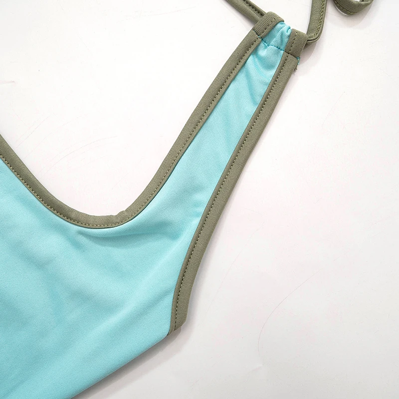 Summer Dopamine Apparel Halter Backless Strappy Skeleton Tank Sleeveless Blouse for Girls Casual Candy Color Top