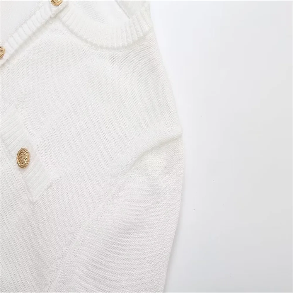Solid Color Elegant Knitted Mini Dress For Women Metal Button Sexy Slim Rib Sweater Dress Holiday Party Outfits Spring 2025 New 16 Solid Color Elegant Knitted Mini Dress For Women Metal Button Sexy Slim Rib Sweater Dress Holiday Party Outfits Spring 2025 New