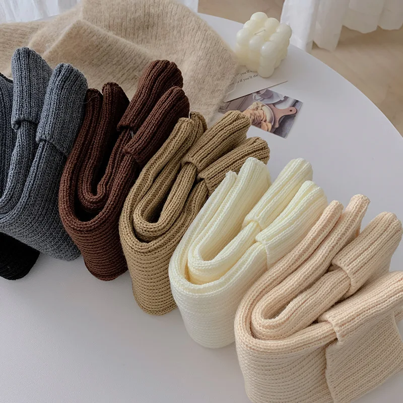 Ootddress Knitted Loose Socks For Women 2025 New Autumn Winter Warm Solid Leg Warmer Girl Korean Casual Lovely Knitwear Socks Woman 20 Ootddress Knitted Loose Socks For Women 2025 New Autumn Winter Warm Solid Leg Warmer Girl Korean Casual Lovely Knitwear Socks Woman