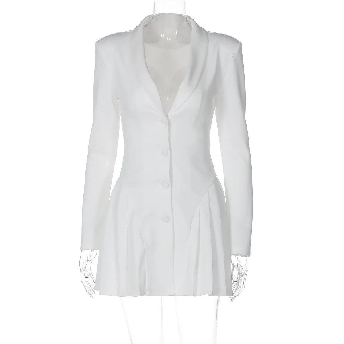 Ootddress V-Neck Sexy Suit Mini Dress Female Patchwork Cardigan Fashion Commute Clothes Slim High Waist Elegant Party Dress Women's 19 Ootddress V-Neck Sexy Suit Mini Dress Female Patchwork Cardigan Fashion Commute Clothes Slim High Waist Elegant Party Dress Women's