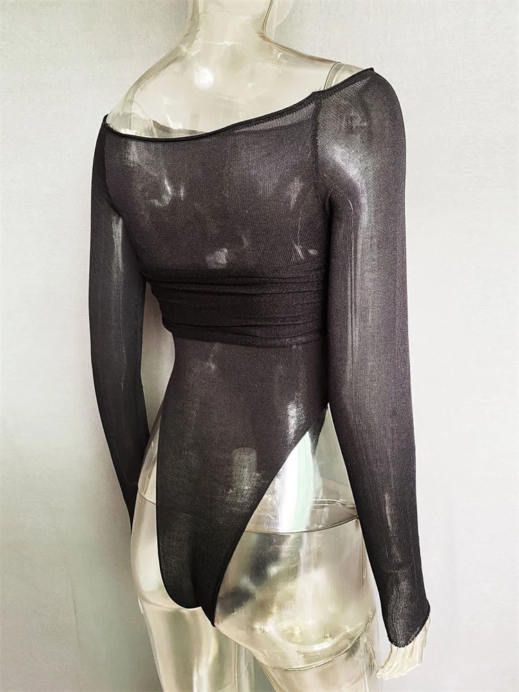 Ootddress Sheer Sexy Bodysuit Lingerie Mesh See-Through Body Tops Women 2025 New Long Sleeve Twist Wrap Backless Top Tees Bodysuits 8 Ootddress Sheer Sexy Bodysuit Lingerie Mesh See-Through Body Tops Women 2025 New Long Sleeve Twist Wrap Backless Top Tees Bodysuits