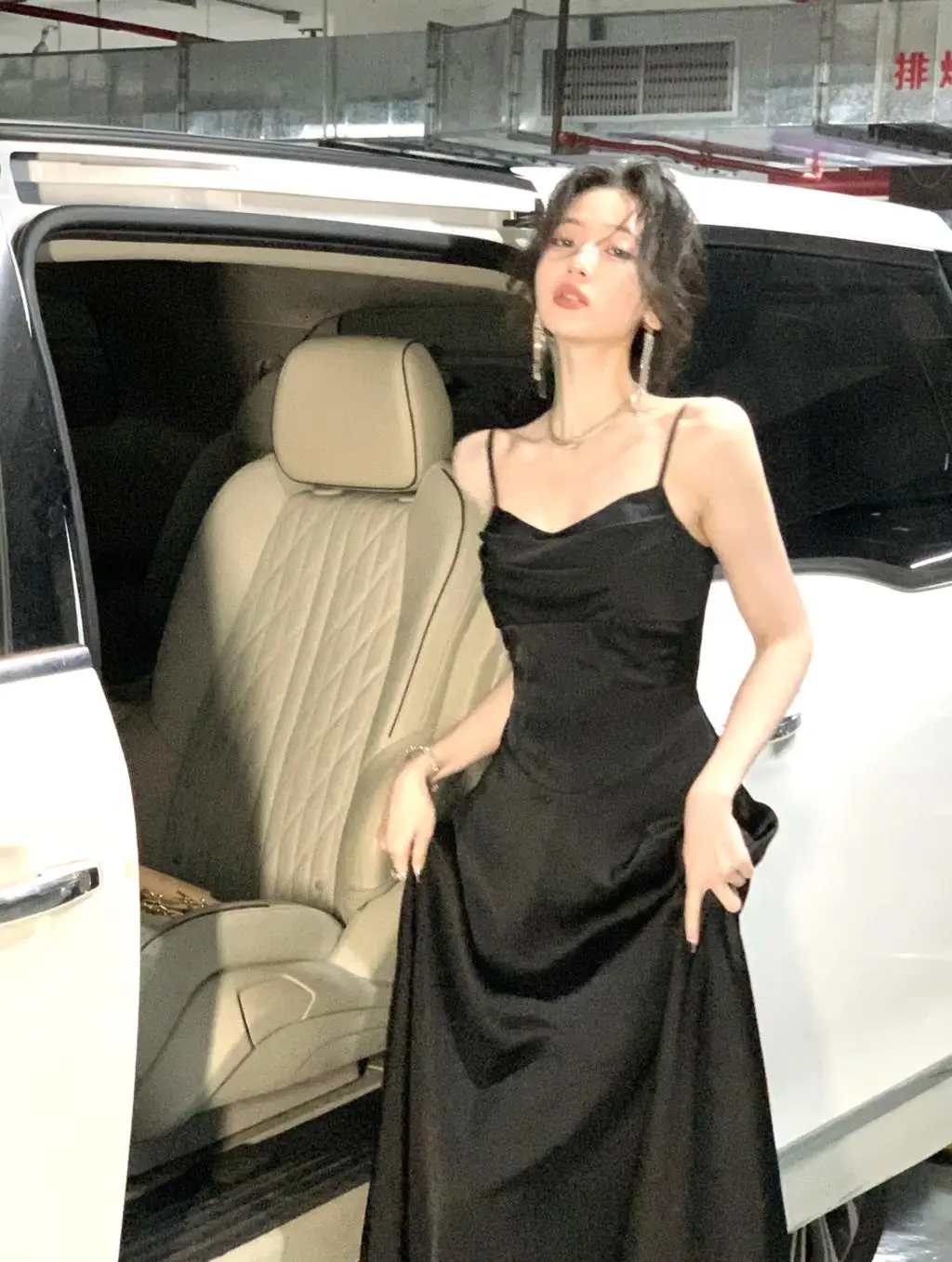 New Summer Satin Midi Dress Women Slim Spaghetti Strap Elegant Party Dresses Wedding Evening Birthday Backless Prom Robe Clothes 24 New Summer Satin Midi Dress Women Slim Spaghetti Strap Elegant Party Dresses Wedding Evening Birthday Backless Prom Robe Clothes