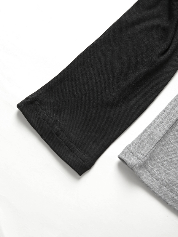 Raglan Contrast Color Slim Long Sleeve Tee