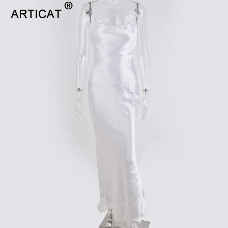 Ootddress Gold Satin Lace Up Sexy Party Dress Women Strap Backless Silk Long Dress Elegant Club Evening Soft Winter Dress Vestidos 30 Ootddress Gold Satin Lace Up Sexy Party Dress Women Strap Backless Silk Long Dress Elegant Club Evening Soft Winter Dress Vestidos