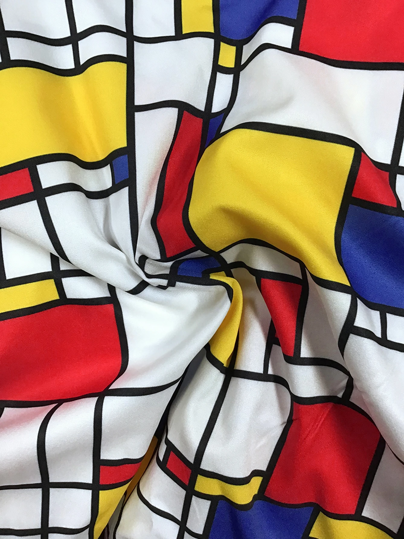 Plus Size Half Turtleneck Fold Design Shirt Dress Lantern Sleeve Loose Mock Neck Straight Drawstring Women's Dress