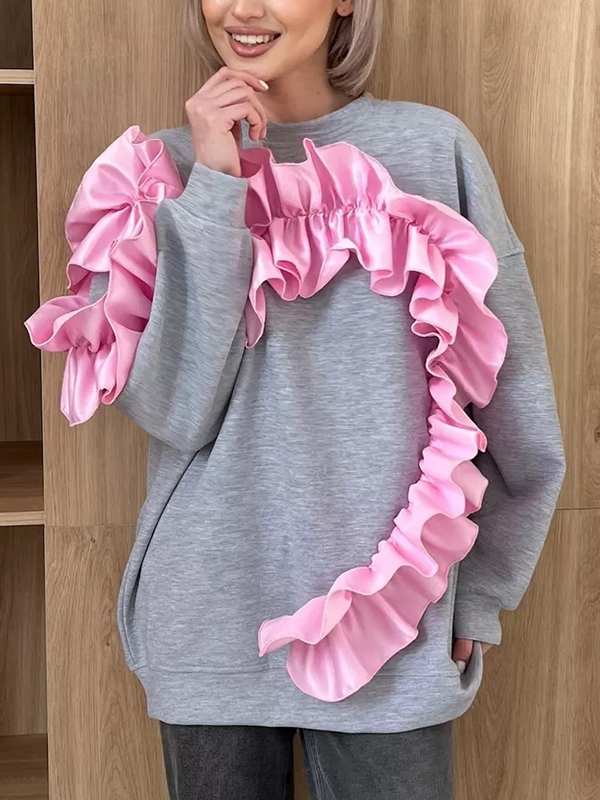 Love Lace Decorative Design Sense Sweatshirts
