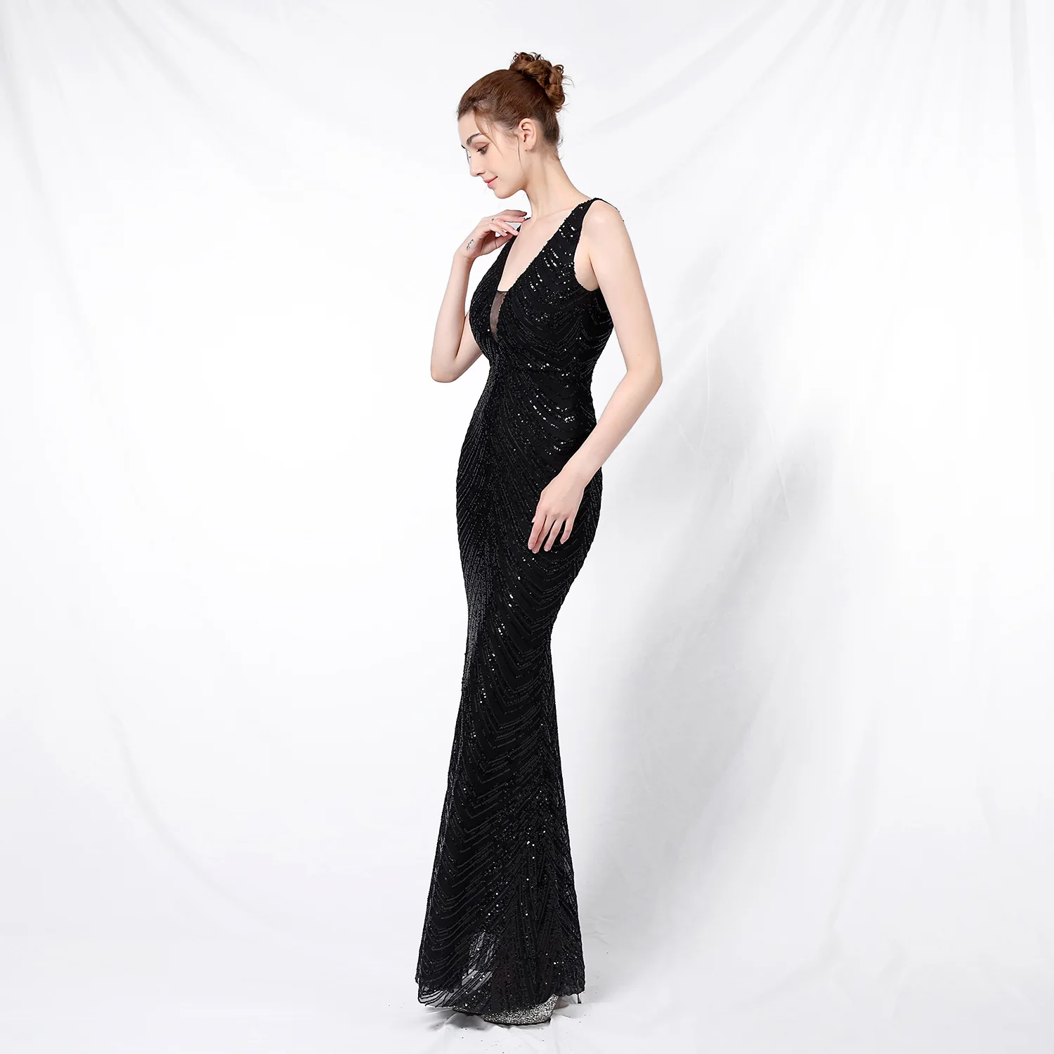 Sexy Backless Sequined Evening Dress High Waist Slim See Though Graduation Dress Solid Party Elegant Long Dresses for Women 2025 17 103A5549.jpg