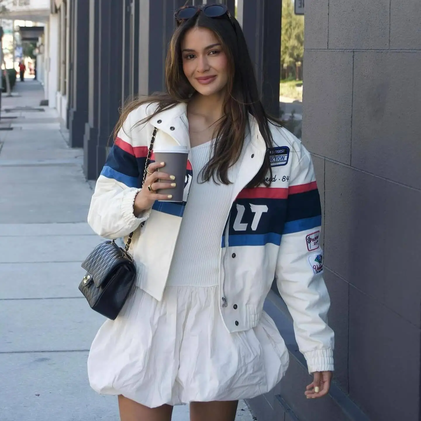 Ootddress Knitted One Shoulder Short Patchwork Dress Women's Summer Folds Backless Sleeveless Knitwear Ball Gown Princess Mini Dress