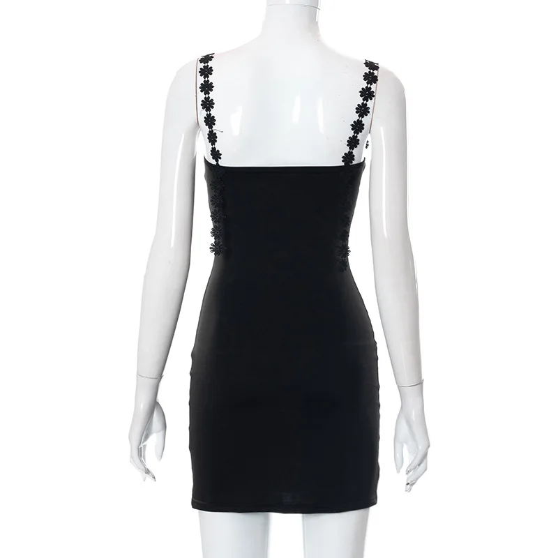 Ootddress Splice Lace Sundress Woman Black Sexy Slim Backless Sleeveless Dresses Womens Party Bodycon Beach Sheath Dress Women 2025 8 Ootddress Splice Lace Sundress Woman Black Sexy Slim Backless Sleeveless Dresses Womens Party Bodycon Beach Sheath Dress Women 2025