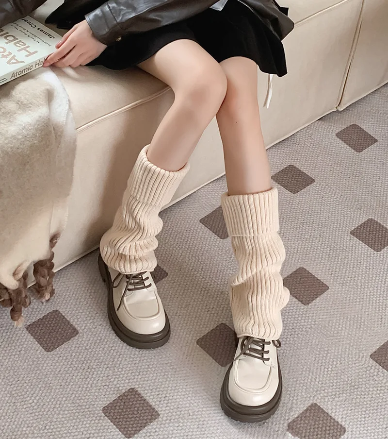 Ootddress Knitted Loose Socks For Women 2025 New Autumn Winter Warm Solid Leg Warmer Girl Korean Casual Lovely Knitwear Socks Woman 14 Ootddress Knitted Loose Socks For Women 2025 New Autumn Winter Warm Solid Leg Warmer Girl Korean Casual Lovely Knitwear Socks Woman