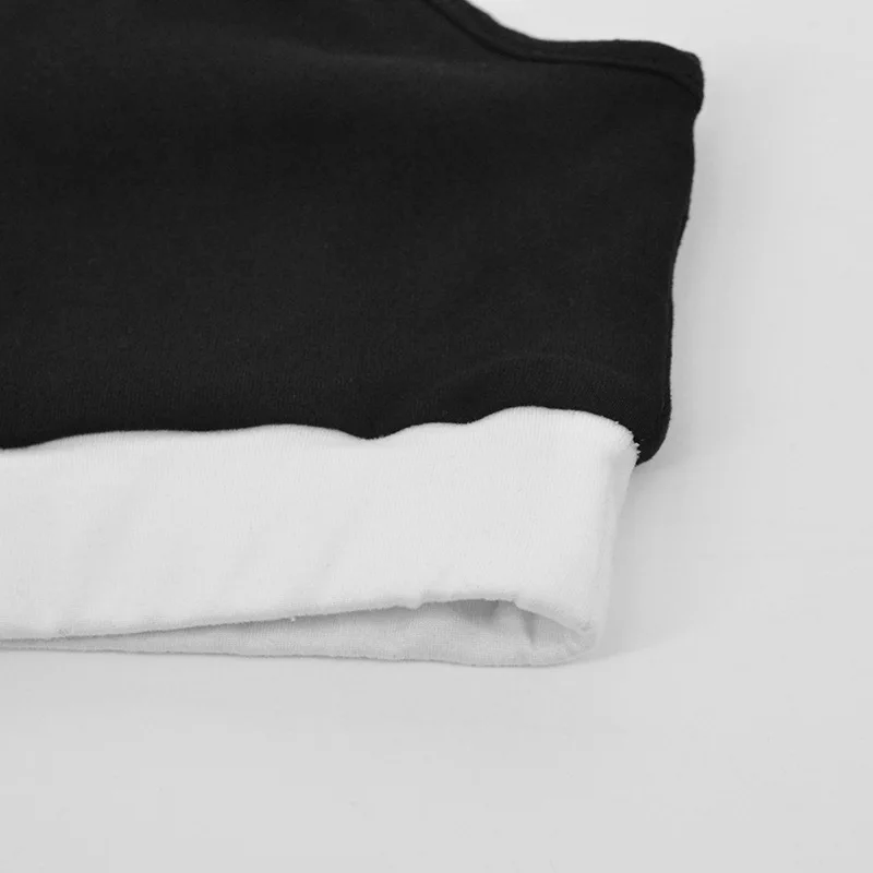 Ootddress Casual Sport Short Sets Women 2 Piece Outfits Summer Basic Contrast Color Tank Top Woman Yago Slim Short Suits Femme 2025