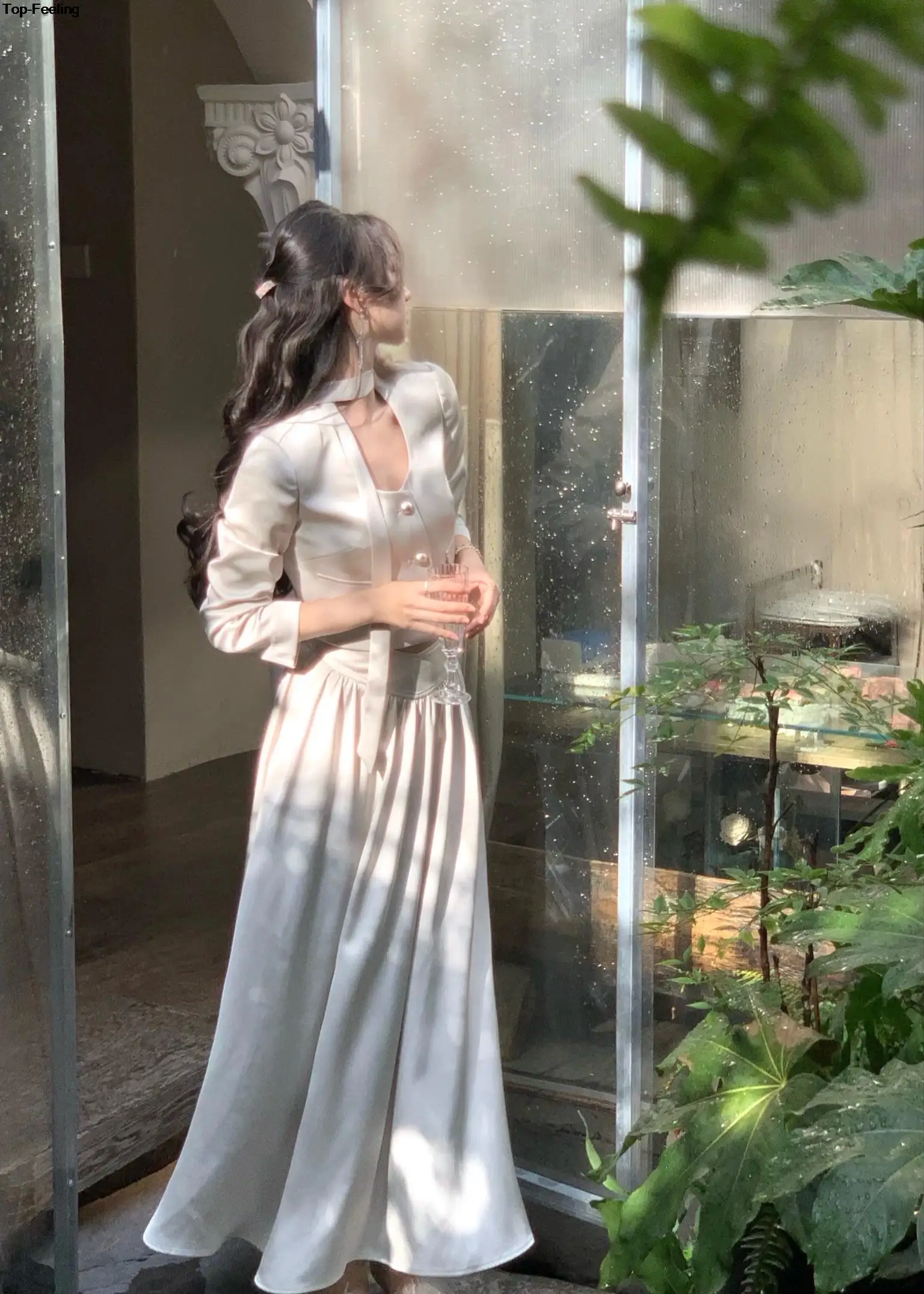Autumn New Elegant Skirt 2 Piece Sets for Women's Korean Fashion Button Blazer High Waist A-line Skirts Suit Y2k Outfits Clothes 11 Autumn New Elegant Skirt 2 Piece Sets for Women's Korean Fashion Button Blazer High Waist A-line Skirts Suit Y2k Outfits Clothes