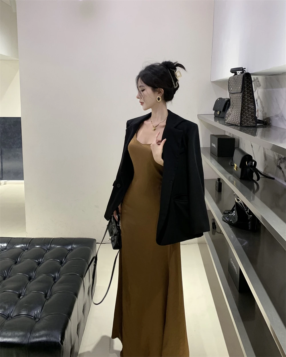 French Vintage Evening Party Dress Spaghetti Strap Long Dresses for Women Summer New Backless Slim Prom Robe Maxi Vestidos Mujer