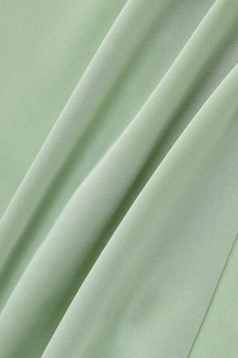 Square Neck Ruffle Strap Ruched Waist Mermaid Maxi Dress