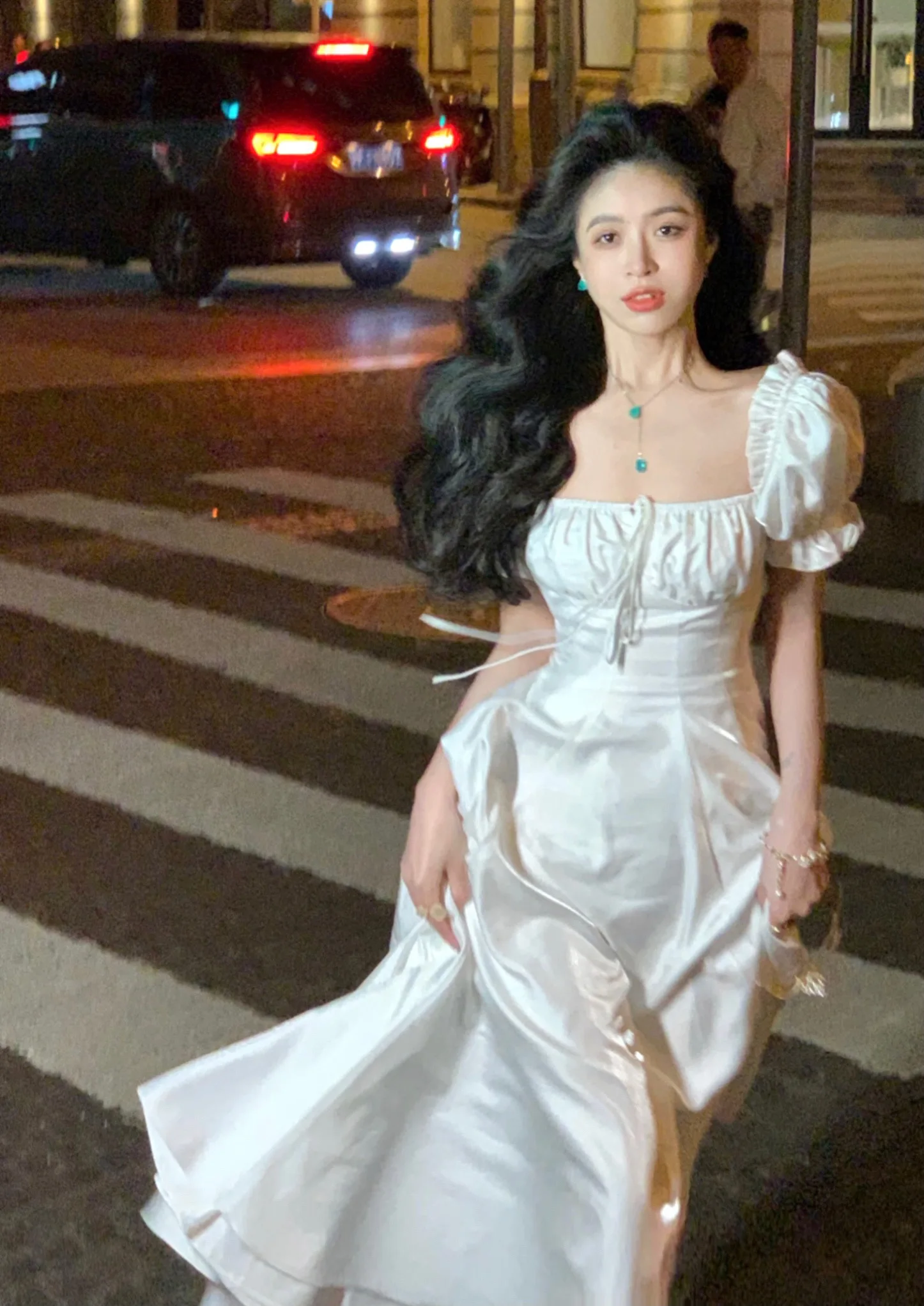Elegant Evening Party Dress Women 2025 Spring Summer Prom Robe Vestidos Korean A-line Princess Romantic Graduation Dresses New