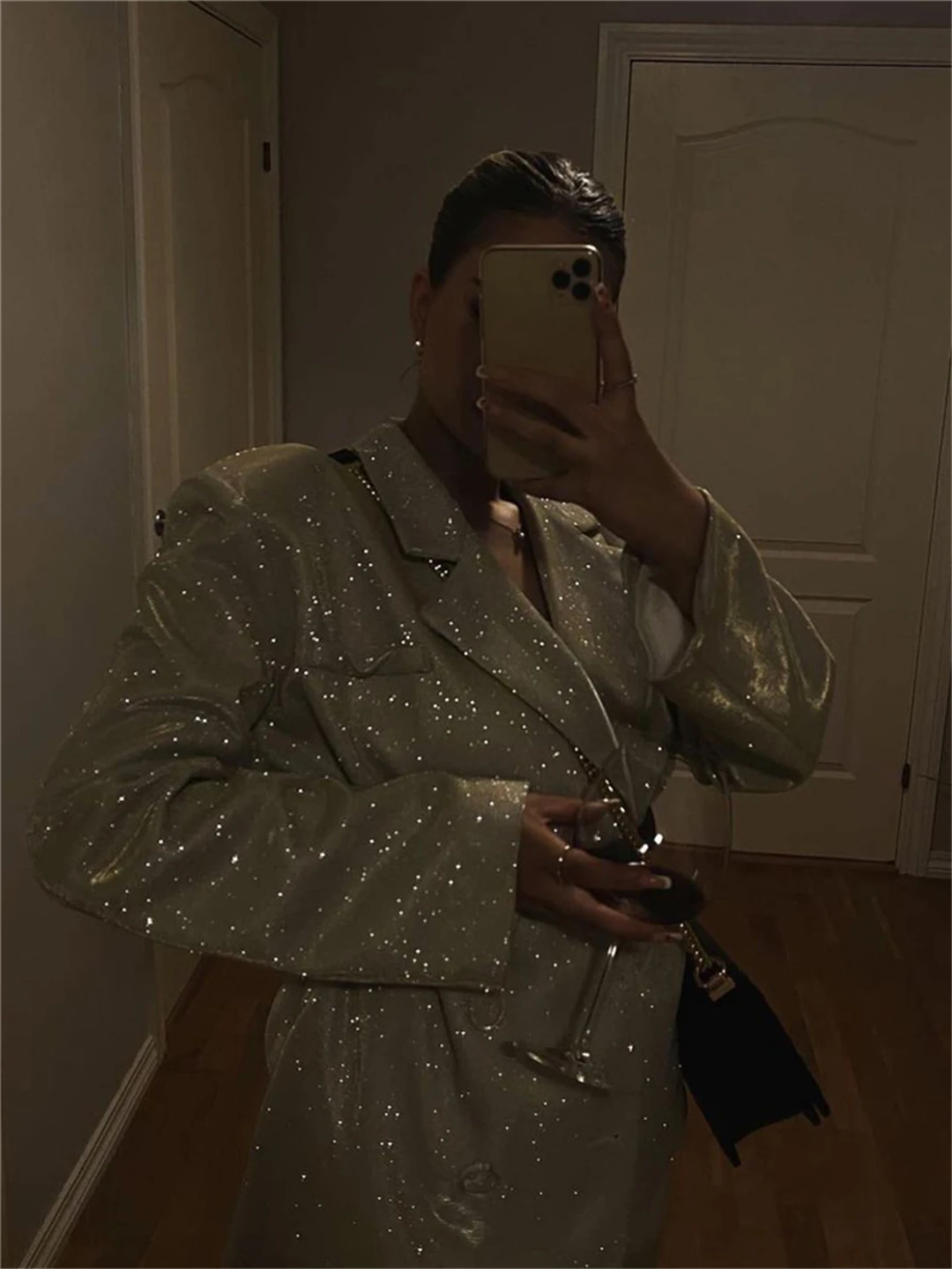Ootddress Party Sliver Glitter Three Piece Blazer Sets For Women Fashion Clubwear Sparkly Bra And Pants 2 Piece Mathcing Set New 43 Ootddress Party Sliver Glitter Three Piece Blazer Sets For Women Fashion Clubwear Sparkly Bra And Pants 2 Piece Mathcing Set New