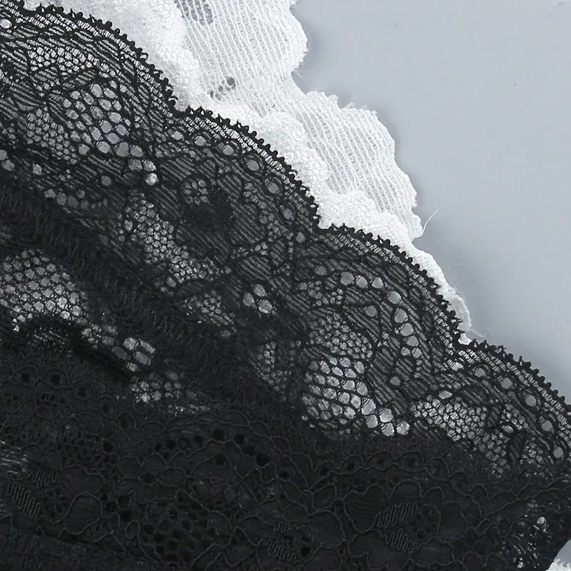 Ootddress Halter Lace See-Through Crop Top Ruffled Contrast Tank Top - Y2K Fashion Patchwork Strapless Sexy Contrast Cropped Top 16 Ootddress Halter Lace See-Through Crop Top Ruffled Contrast Tank Top - Y2K Fashion Patchwork Strapless Sexy Contrast Cropped Top