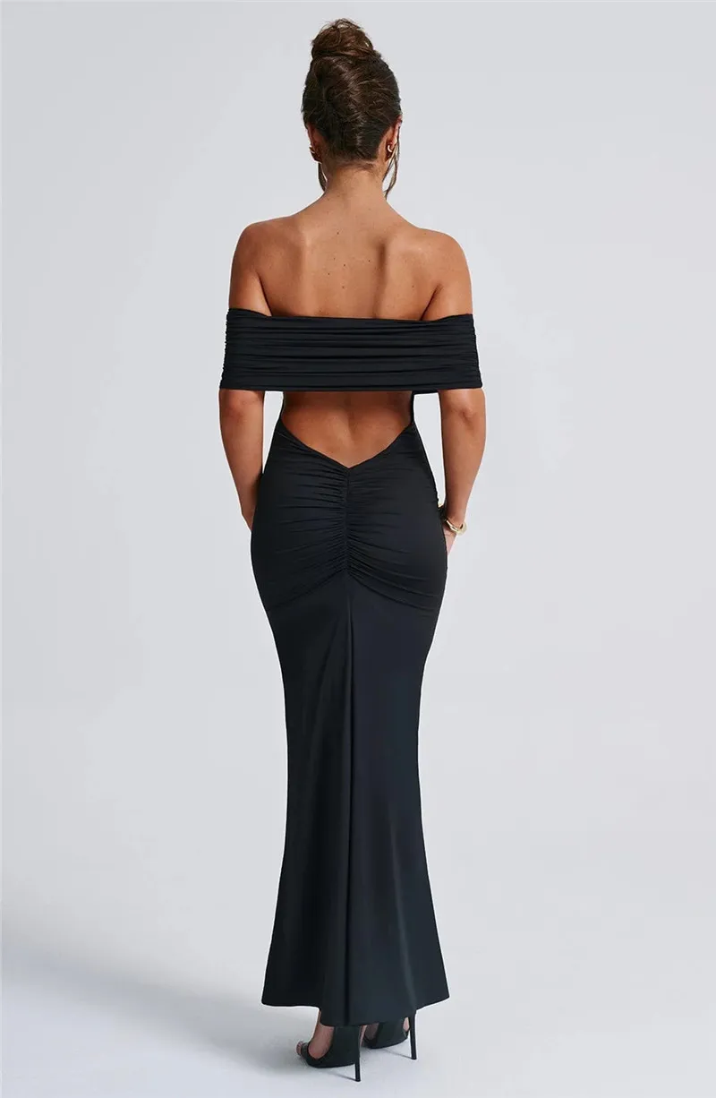 belinda-maxi-dress-black-dress-babyboo-fashion-31536081928255_1000x1533.webp.jpg Ootddress Strapless Backless Sexy Maxi Dress For Women Black Solid Off-shoulder Sleeveless Bodycon Club Party Long Dress Elegant