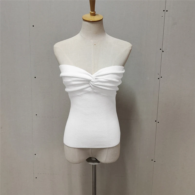 Ootddress Twist Tube Tops For Women Sexy Strapless Corset Top Tee Off-Shoulder Cute Y2k Cropped Tops Knit Bustier Summer Streetwear 6 Ootddress Twist Tube Tops For Women Sexy Strapless Corset Top Tee Off-Shoulder Cute Y2k Cropped Tops Knit Bustier Summer Streetwear