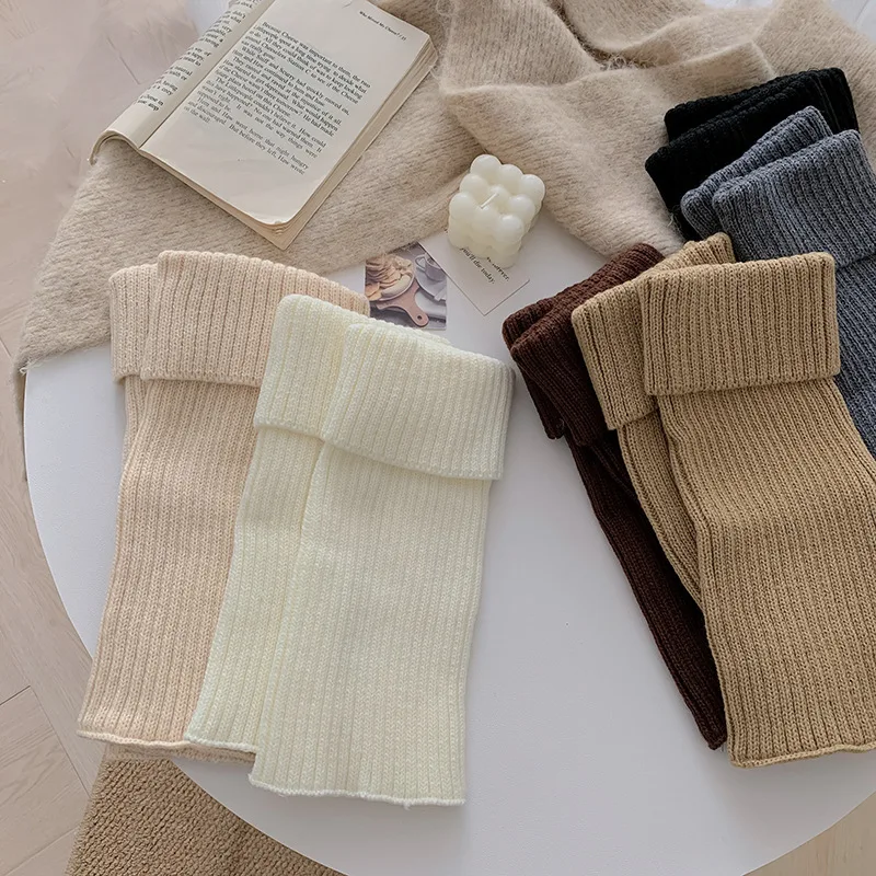 Ootddress Knitted Loose Socks For Women 2025 New Autumn Winter Warm Solid Leg Warmer Girl Korean Casual Lovely Knitwear Socks Woman 6 Ootddress Knitted Loose Socks For Women 2025 New Autumn Winter Warm Solid Leg Warmer Girl Korean Casual Lovely Knitwear Socks Woman
