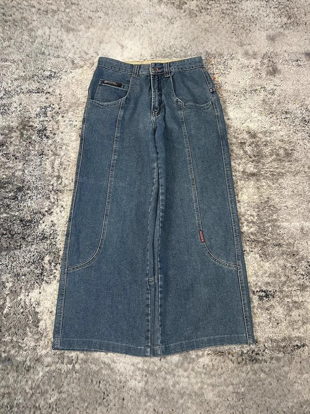 Streetwear Oversized Pockets Boyfriend Jeans