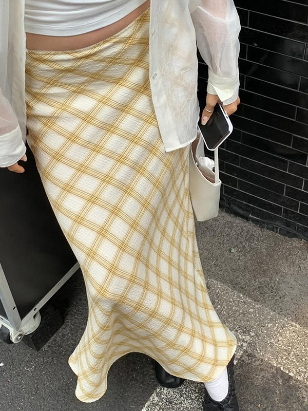 Spicy Girl Style Pattern Maxi Skirt