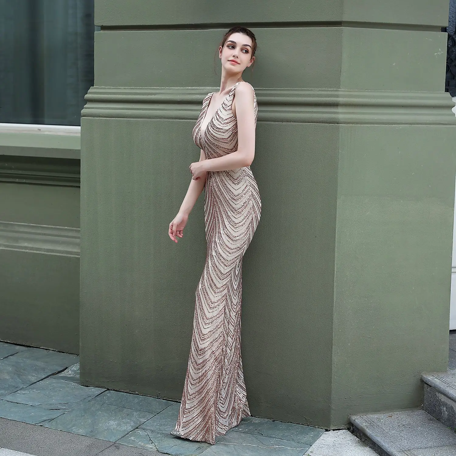 Sexy Backless Sequined Evening Dress High Waist Slim See Though Graduation Dress Solid Party Elegant Long Dresses for Women 2025 33 103A6447.jpg