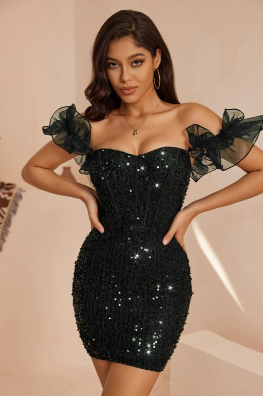 Sequin Mini Dress