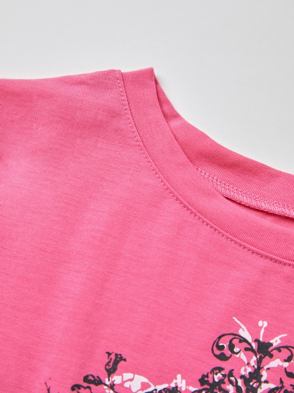 Vintage Acanthus Logo Print Baby Tee