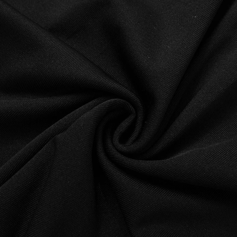 Ootddress Black One Shoulder Backless Long Sleeve Slim Fit Bow Embellished Package Hip Dress Hottie Sweety Girls Autumn Wearing