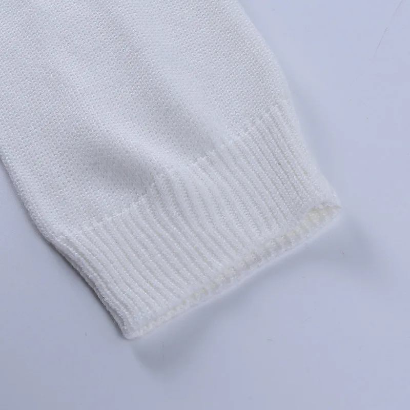Ootddress White Women Sweater Shrugs Cropped Top Full Lantern Sleeve Knitwear Pullover Sexy Summer High Street Outwear 2025 Spring 54 Ootddress White Women Sweater Shrugs Cropped Top Full Lantern Sleeve Knitwear Pullover Sexy Summer High Street Outwear 2025 Spring