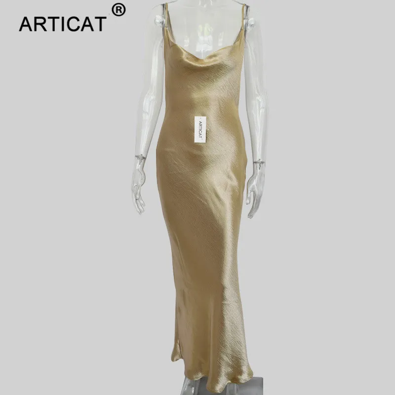Ootddress Gold Satin Lace Up Sexy Party Dress Women Strap Backless Silk Long Dress Elegant Club Evening Soft Winter Dress Vestidos 33 Ootddress Gold Satin Lace Up Sexy Party Dress Women Strap Backless Silk Long Dress Elegant Club Evening Soft Winter Dress Vestidos
