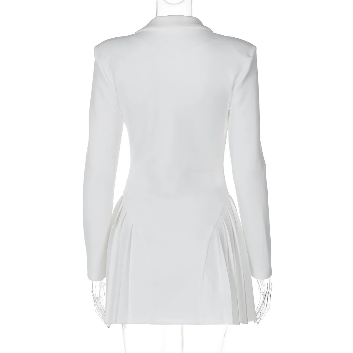 Ootddress V-Neck Sexy Suit Mini Dress Female Patchwork Cardigan Fashion Commute Clothes Slim High Waist Elegant Party Dress Women's 21 Ootddress V-Neck Sexy Suit Mini Dress Female Patchwork Cardigan Fashion Commute Clothes Slim High Waist Elegant Party Dress Women's