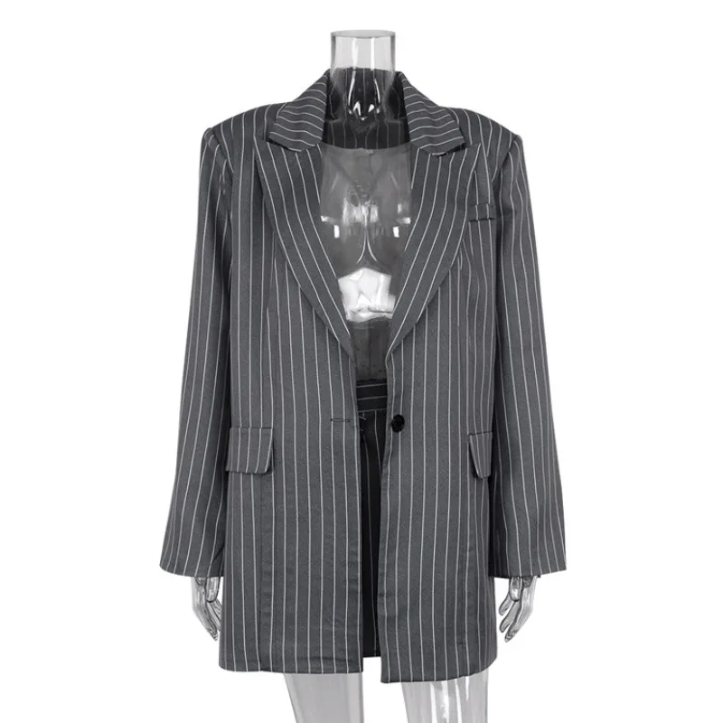 Ootddress High Waist Slim Skirt Sets For Women Luxury Loose Long Sleeve Coats Woman Temperament Blazer 2 Piece Sets Womens Outfits