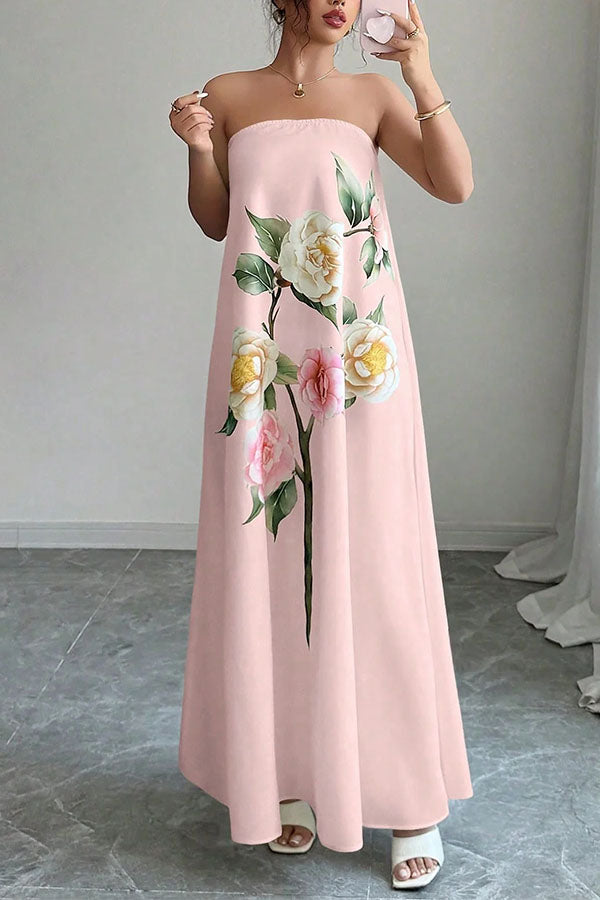 Florence Romantic Floral Tube Dress