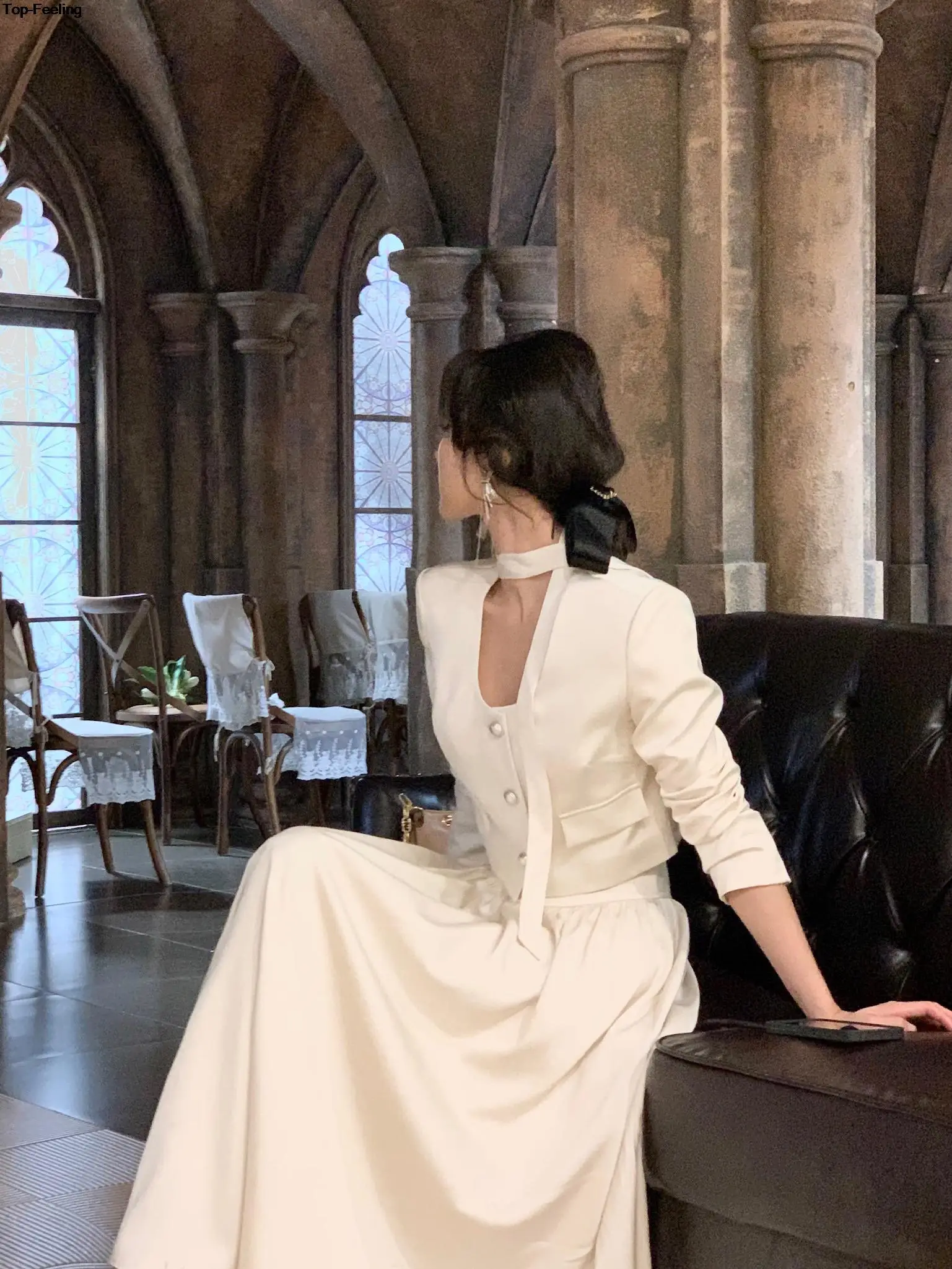 Autumn New Elegant Skirt 2 Piece Sets for Women's Korean Fashion Button Blazer High Waist A-line Skirts Suit Y2k Outfits Clothes 18 Autumn New Elegant Skirt 2 Piece Sets for Women's Korean Fashion Button Blazer High Waist A-line Skirts Suit Y2k Outfits Clothes