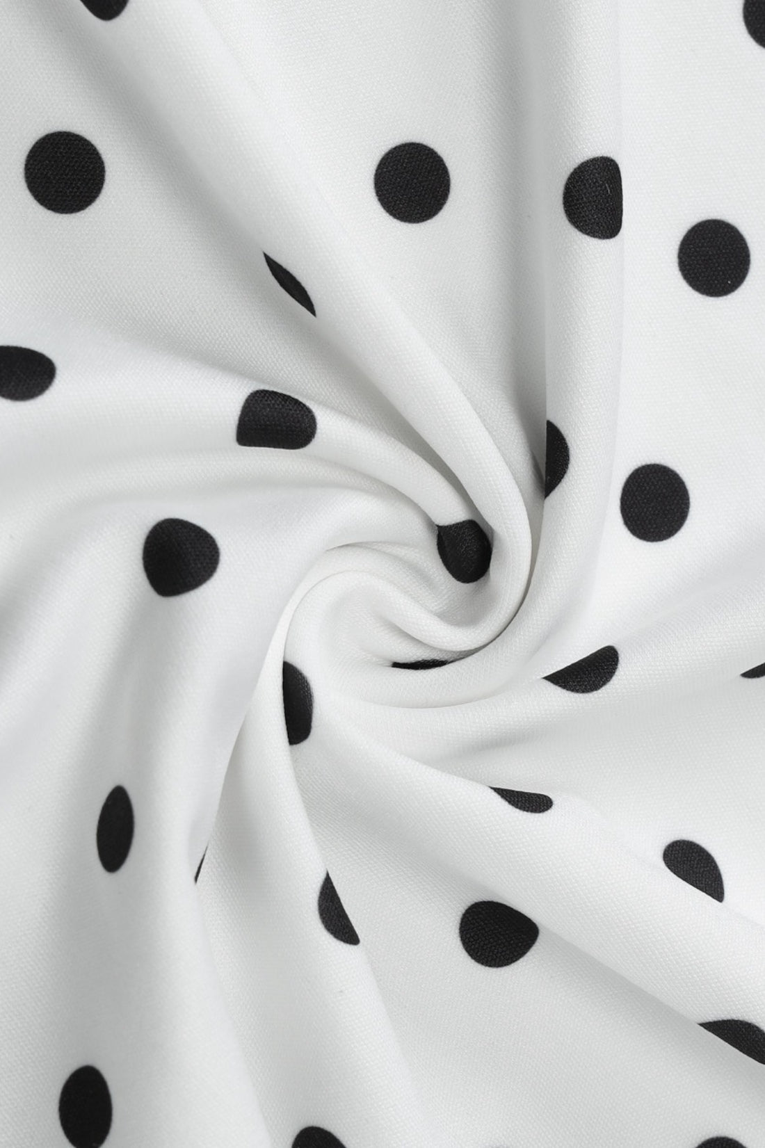 Boat Neck Polka Dot Asymmetric Shoulder Tie Detail Bodycon Mini Dress