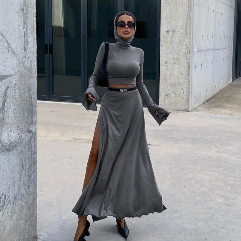 Ootddress Loose Side Slit Skirt Two Piece Sets Womens Outfits 2025 Women Dress Sets Short Long Sleeve Hoodies And Skirts Suit Femme 27 Ootddress Loose Side Slit Skirt Two Piece Sets Womens Outfits 2025 Women Dress Sets Short Long Sleeve Hoodies And Skirts Suit Femme