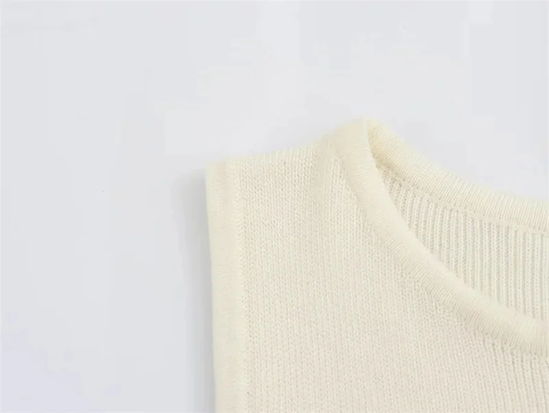 Ootddress Knit Ribbed Cardigan Maxi Dress Female High Waist Slim Pocket Sleeveless Elegant Party Dress Women's Knitwear Long Dress