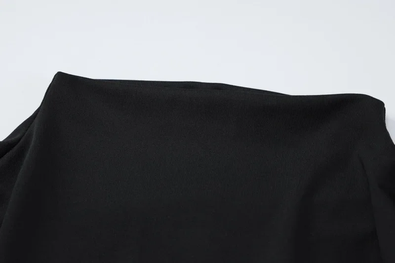 Ootddress Side Slit Back Dress Women Sexy Backless Temperament Long Sleeve Dresses Lady Party Elegant Bodycon Evening Dress Woman