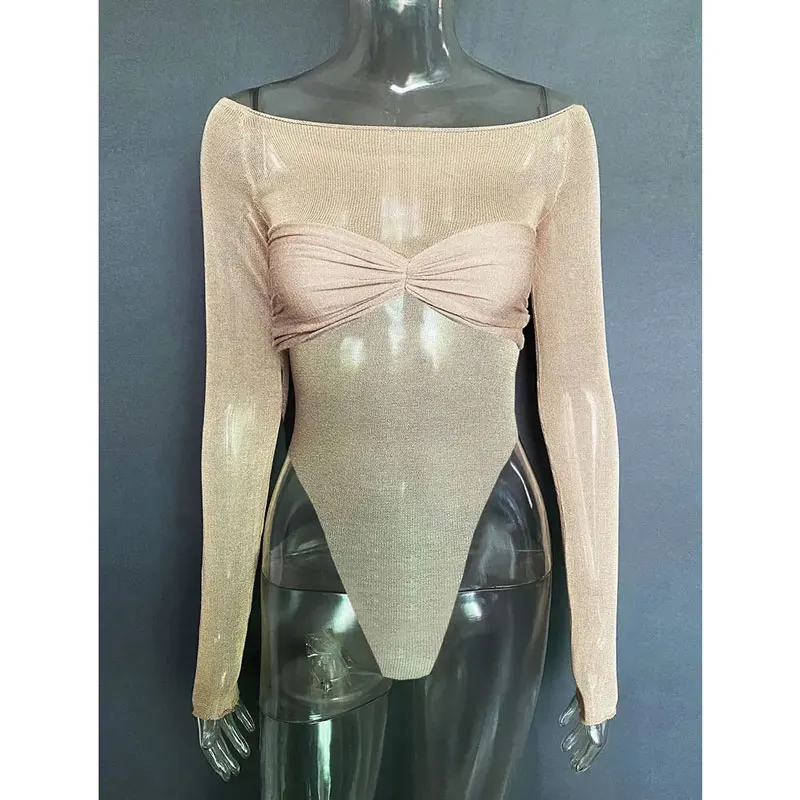 Ootddress Sheer Sexy Bodysuit Lingerie Mesh See-Through Body Tops Women 2025 New Long Sleeve Twist Wrap Backless Top Tees Bodysuits 11 Ootddress Sheer Sexy Bodysuit Lingerie Mesh See-Through Body Tops Women 2025 New Long Sleeve Twist Wrap Backless Top Tees Bodysuits