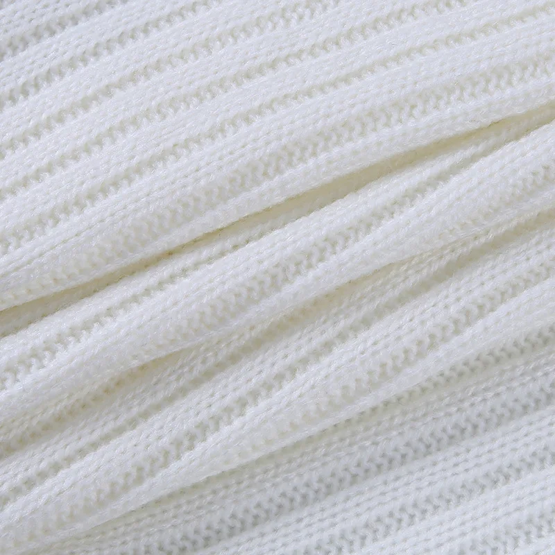 Ootddress White Women Sweater Shrugs Cropped Top Full Lantern Sleeve Knitwear Pullover Sexy Summer High Street Outwear 2025 Spring 22 Ootddress White Women Sweater Shrugs Cropped Top Full Lantern Sleeve Knitwear Pullover Sexy Summer High Street Outwear 2025 Spring