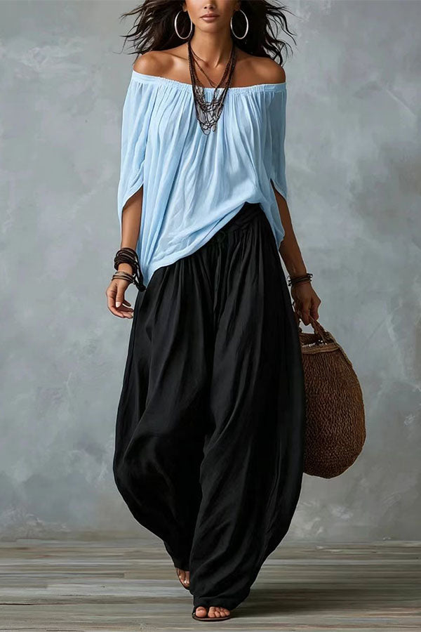 Elena Boho Chic Two-Piece Set