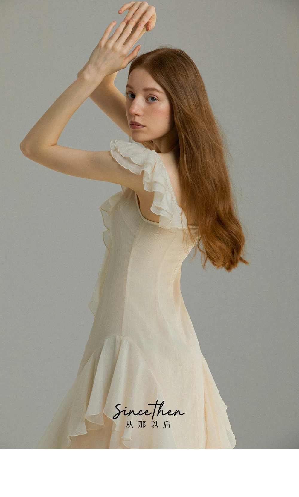 French Elegant Ruffles Midi Dress Women Summer New Sleeveless V-neck Holiday Beach Style A-line Party Prom Robe Vestido Mujer 23 French Elegant Ruffles Midi Dress Women Summer New Sleeveless V-neck Holiday Beach Style A-line Party Prom Robe Vestido Mujer