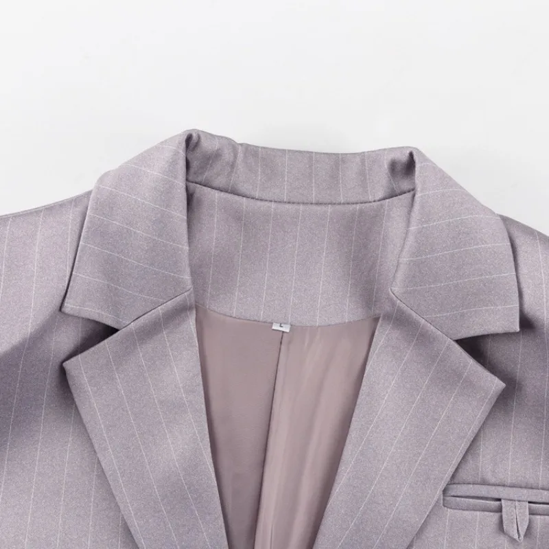 Ootddress Oversized Blazer Suits For Women Loose Slit High Waist Skirts Femme New Street Casual Blazers 2 Piece Sets Womens Outfits