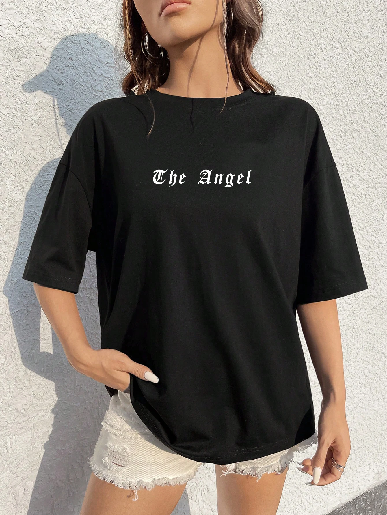 Dark Angel Wing Hot sale Graphic Printed T-Shirts For Women Loose Oversized Clothing Hip Hop Street Tshirt Cotton Short Sleeves 18 Dark Angel Wing Hot sale Graphic Printed T-Shirts For Women Loose Oversized Clothing Hip Hop Street Tshirt Cotton Short Sleeves