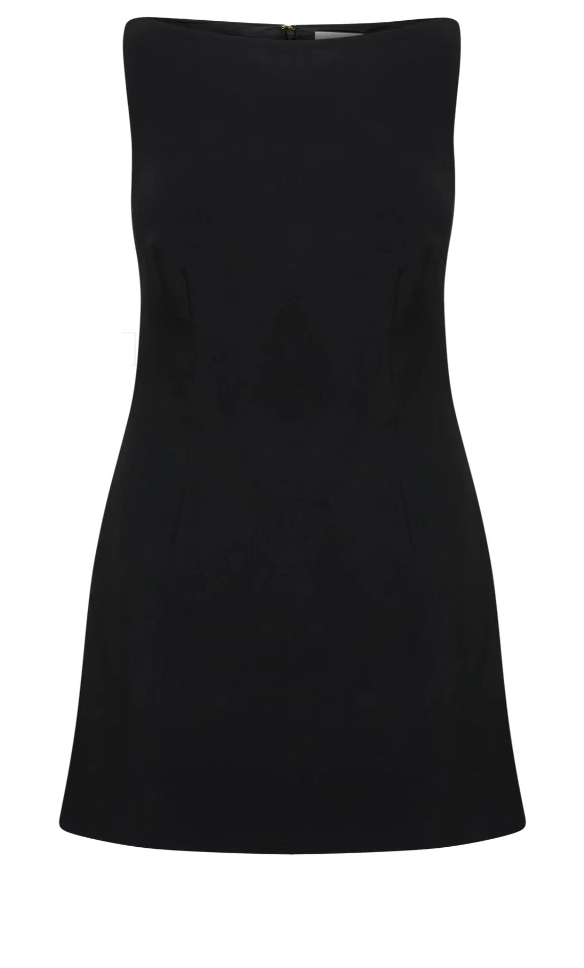 Boat Neck Sleeveless Bodycon Mini Dress
