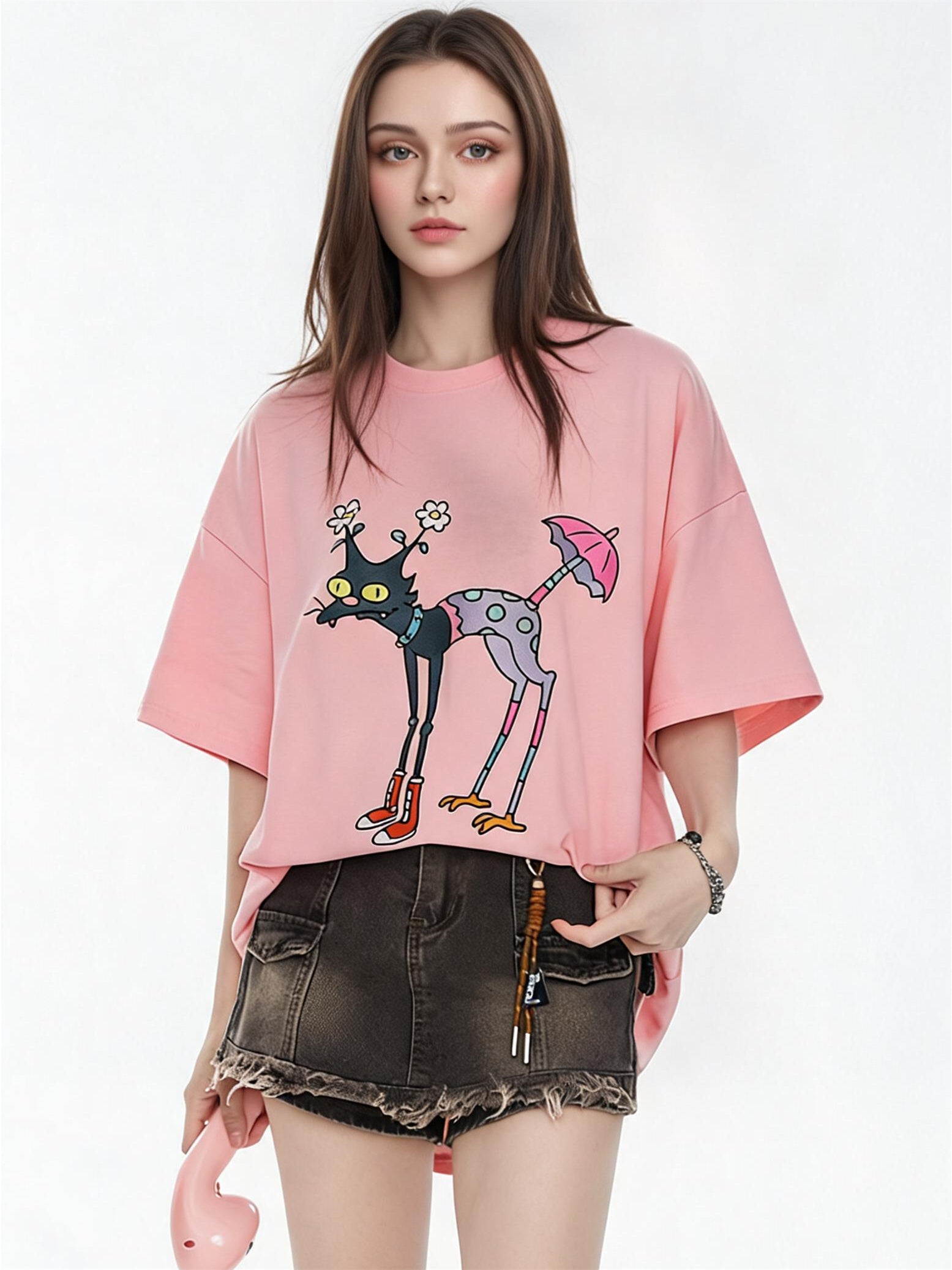 Quirky And Fun Floral Umbrella Top