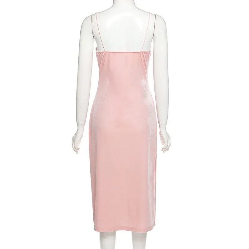 Ootddress Pink Y2K Dress Up Party Spaghetti Strap Sexy Split Out Solid Straight Sliver Summer Dress Female Elegant Pajamas 2025 New 29 Ootddress Pink Y2K Dress Up Party Spaghetti Strap Sexy Split Out Solid Straight Sliver Summer Dress Female Elegant Pajamas 2025 New